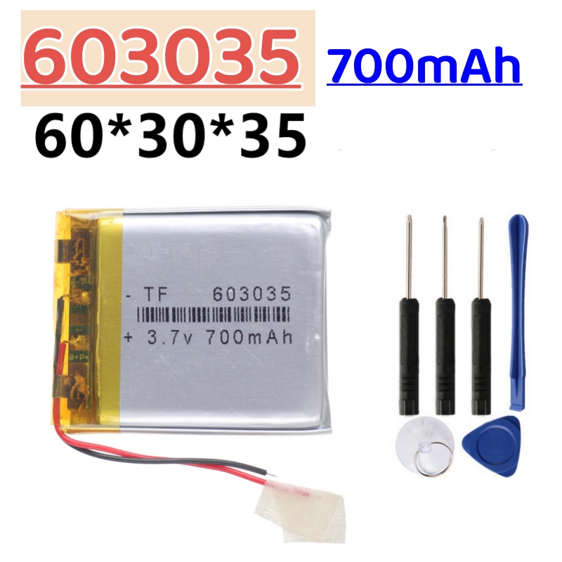 Li-ion Lithium Polymer Battery 3.7V For 102050 403040 502525 401120 102540 40272 103040 443441 401030 Rechargeable Battery: grey