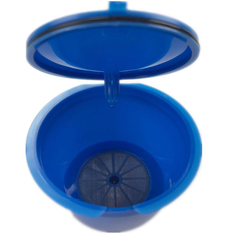 1pc use 50 times 10 Colors Refillable Dolce Gusto coffee Capsule nescafe dolce gusto reusable capsule dolce gusto capsules: Navy Blue