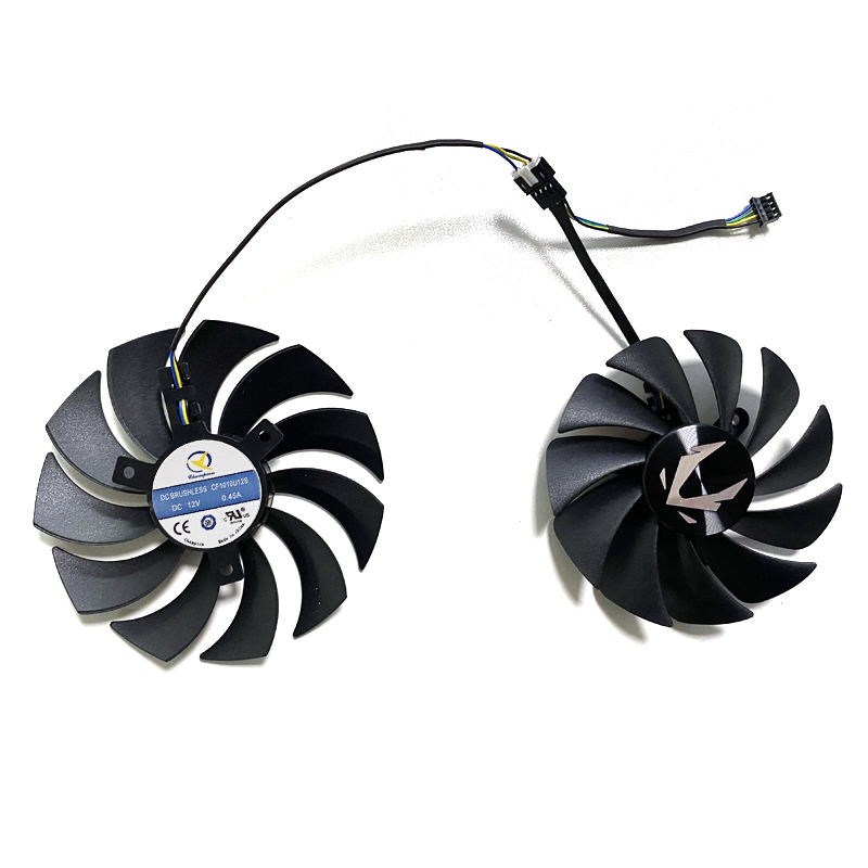 89MM 100MM Cooling Fan For Zotac Gaming RTX 3070 Twin Edge Graphics Card GPU Cooler Fans CF1010U12S CF9015H12S 4PIN DC 12V