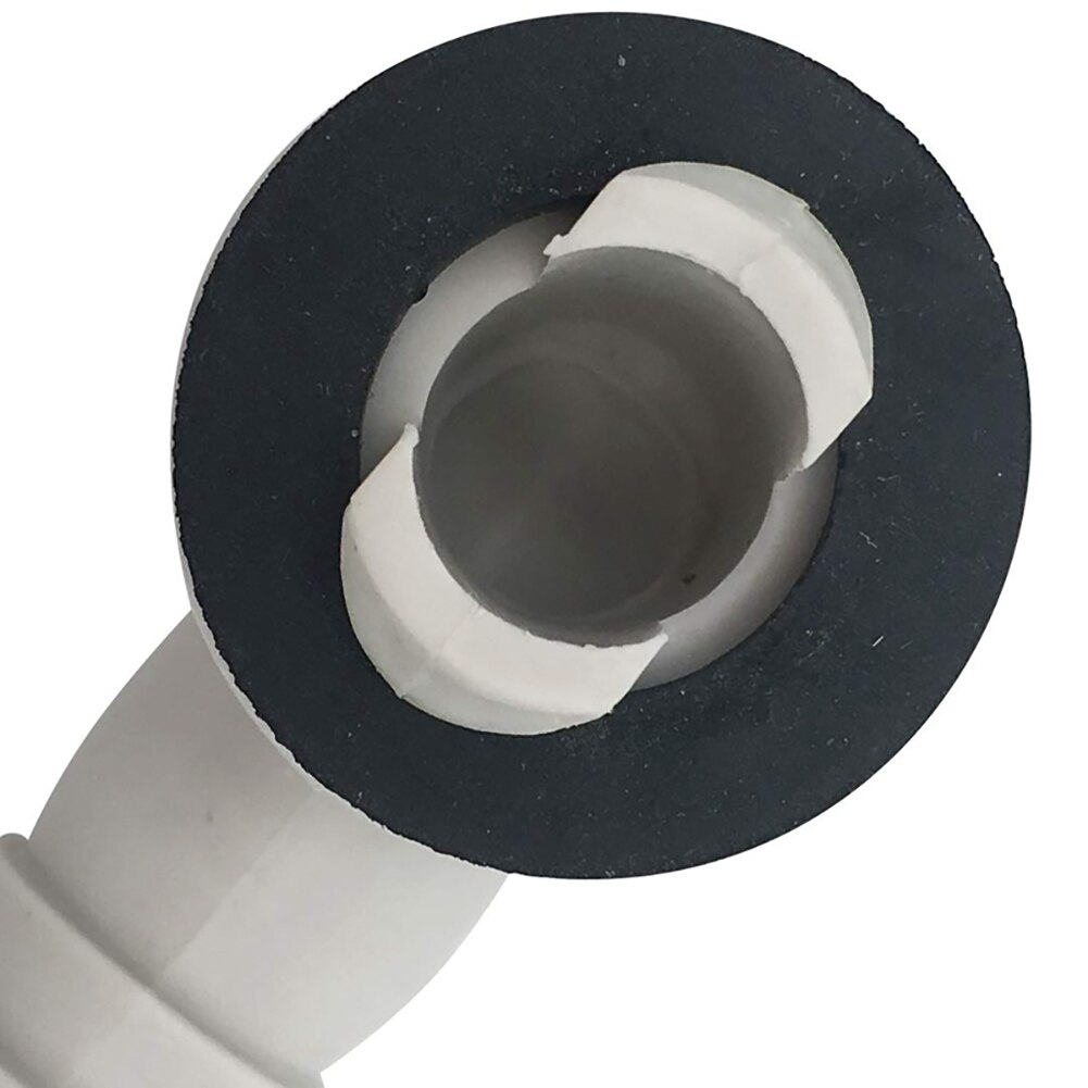 Plastic Air Conditioner AC Drain Hose Connector Elbow Fitting with Rubber Ring Faucet Connector Water Tank Replacement Connector