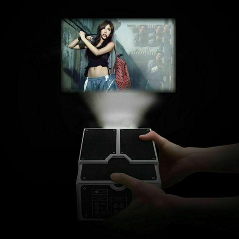 mini proiettore portatile per smartphone casa cinema uso proiettore in cartone fai-da-te per telefono androide IOS
