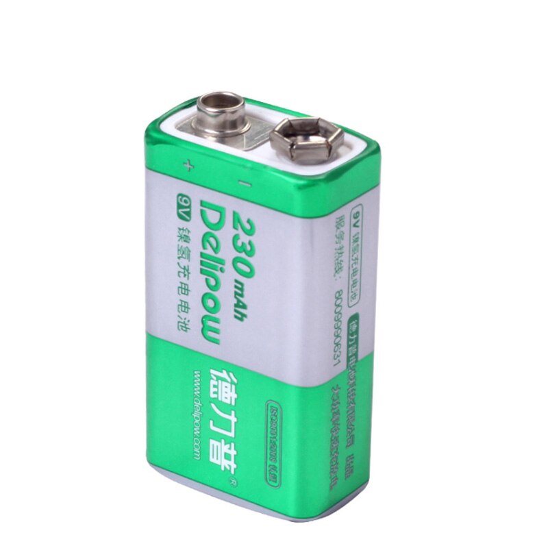 Mjkaa 6f22 Kroon 9V Ni-Mh 230Mah Lithium Oplaadbare Batterij Gebruik Voor Microfoon Speelgoed Afstandsbediening: 1PCS