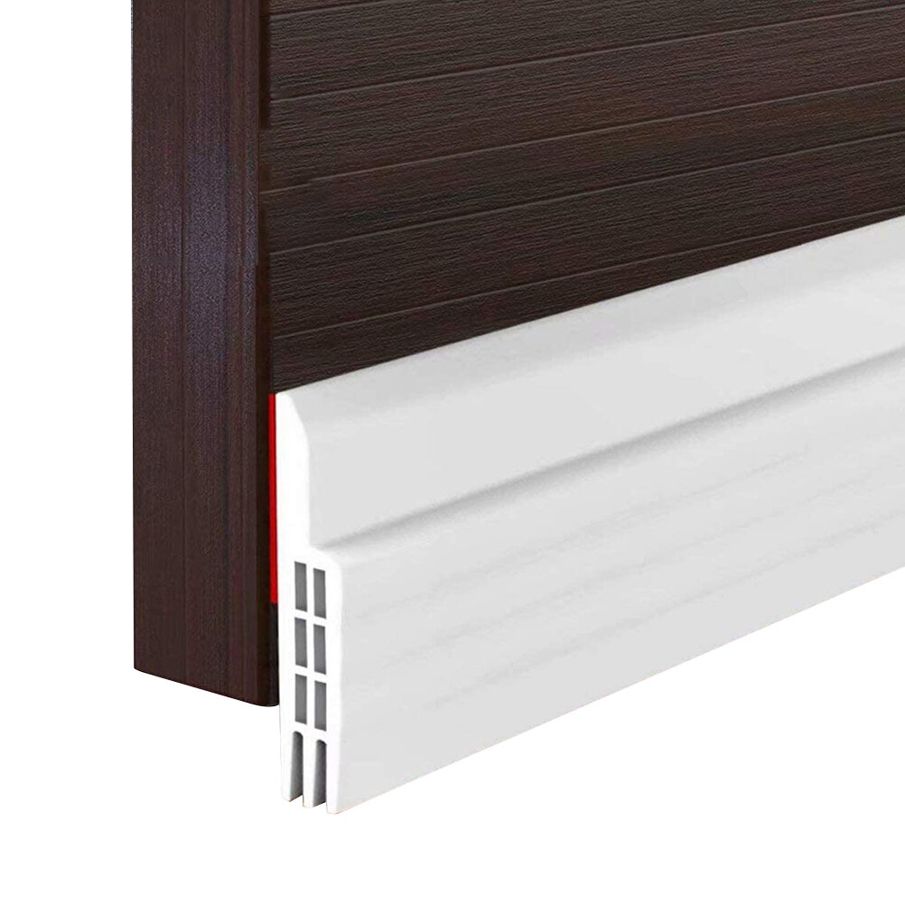 Door Draft Stopper Under Door Seal Door Sweep Strip Draft Blocker Soundproof Door Bottom Weather Stripping for Doors: 4