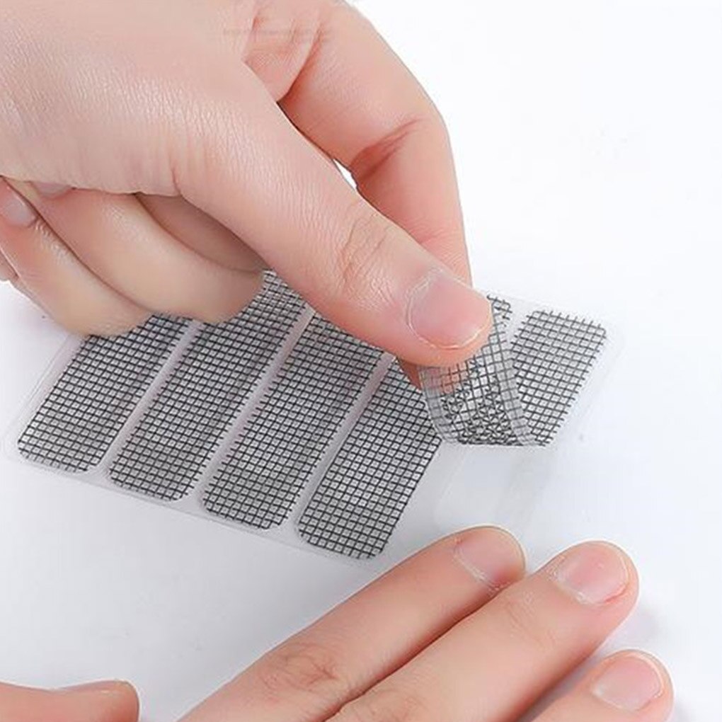 Window Door Screen Patch Repair Kit Self-adhesive Window Drain Hole Repair Patches Sheet
