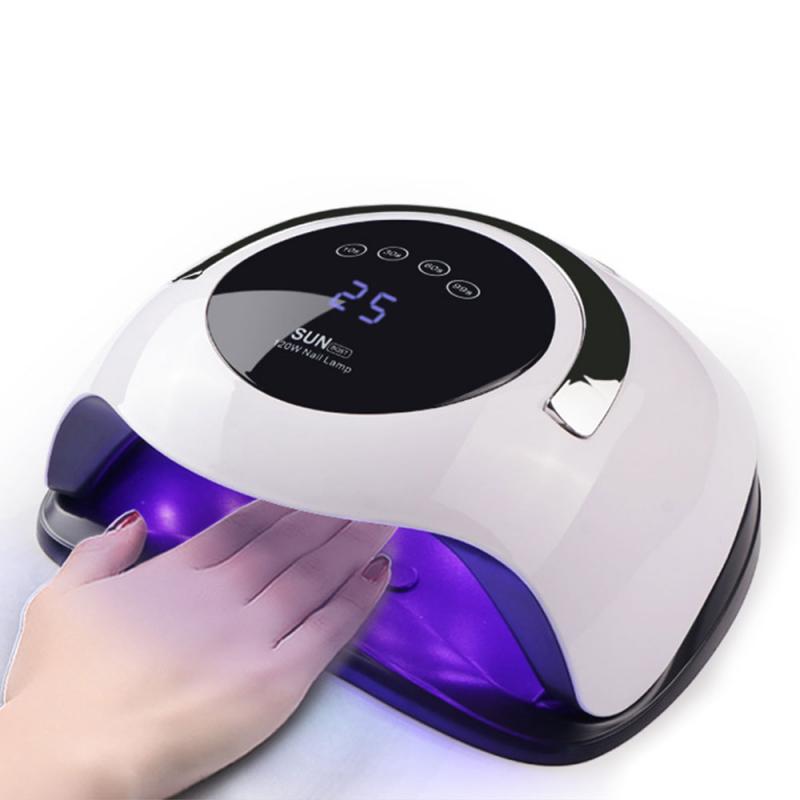 SUN BQ5T lampe à ongles 120W UV lampe LED sèche-ongles vernis à ongles tous Gel vernis capteur solaire lumière LED outils d'art des ongles