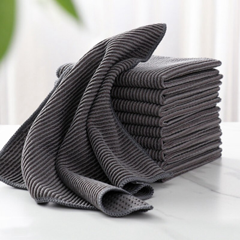 10 Kitchen Rags That Do Not Stick to Oil, Absorb Water, Do Not Shed Housework, Clean Fish Scales, Table Dish Cloths