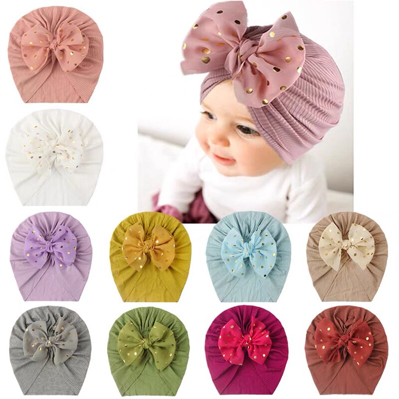 Neue Gewinde Baby Kopfschmuck Wilden Bogen Haar Band Elastische Elastische Stirnband Baby Mädchen Kleinkind Haar BöGen Turban