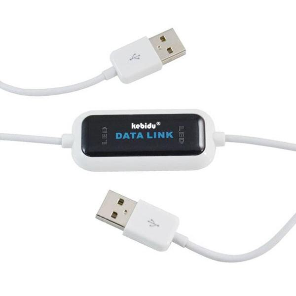 kebidu USB 2.0 PC To PC Fast Simple Share Files Direct Copy Easy Transfer Data Cable Between Two Computers Free Driver 165cm