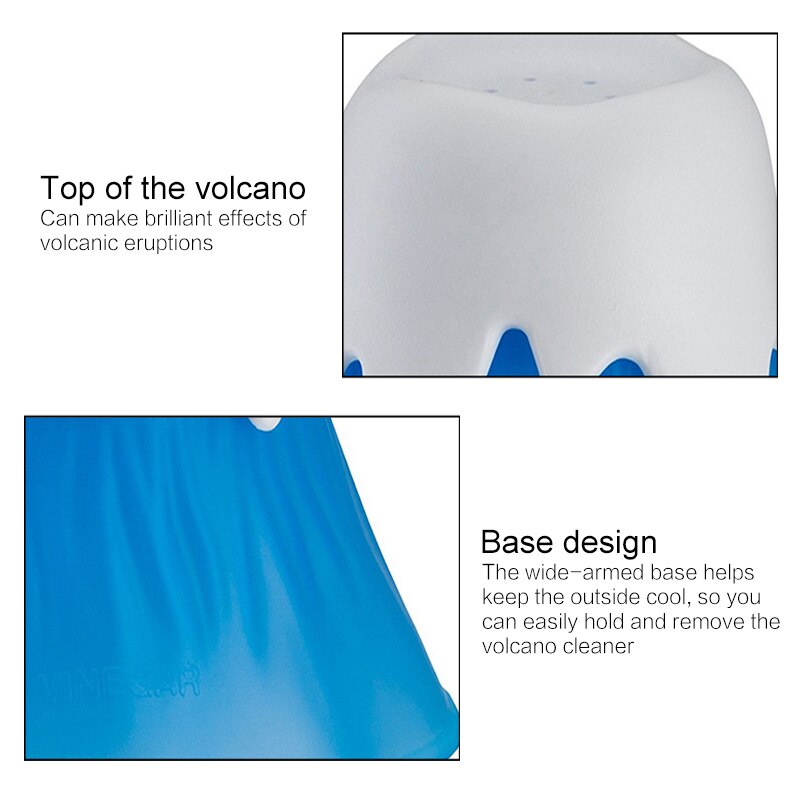 1pc Microwave Cleaner Volcano Shape Cleaning Kitchen Gadget for Microwave Cleaning Labor-saving Cleaning Tool