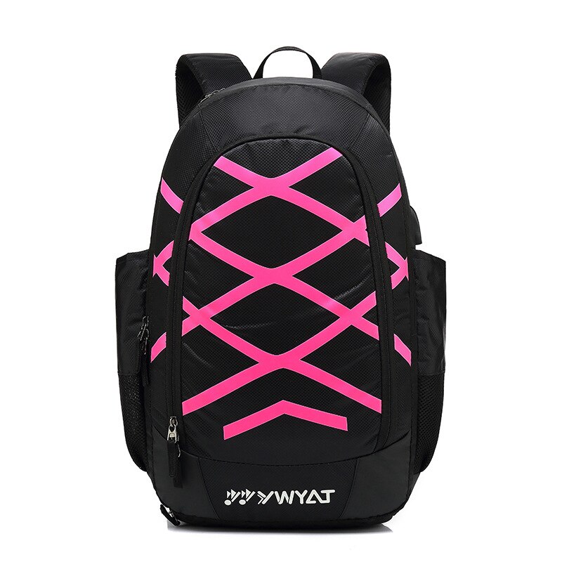 sporttas rugzak schouders Mannen en vrouwen modellen 3 sticks multifunctionele dikke badminton racket tas rugzak: Light Grey