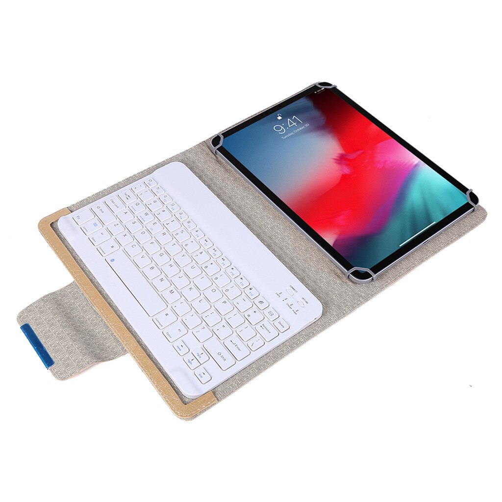 Pc Gaming Office Entertainment Laptop Accessories For 10 inch universal Detachable Bluetooth Keyboard Case Cover Stand