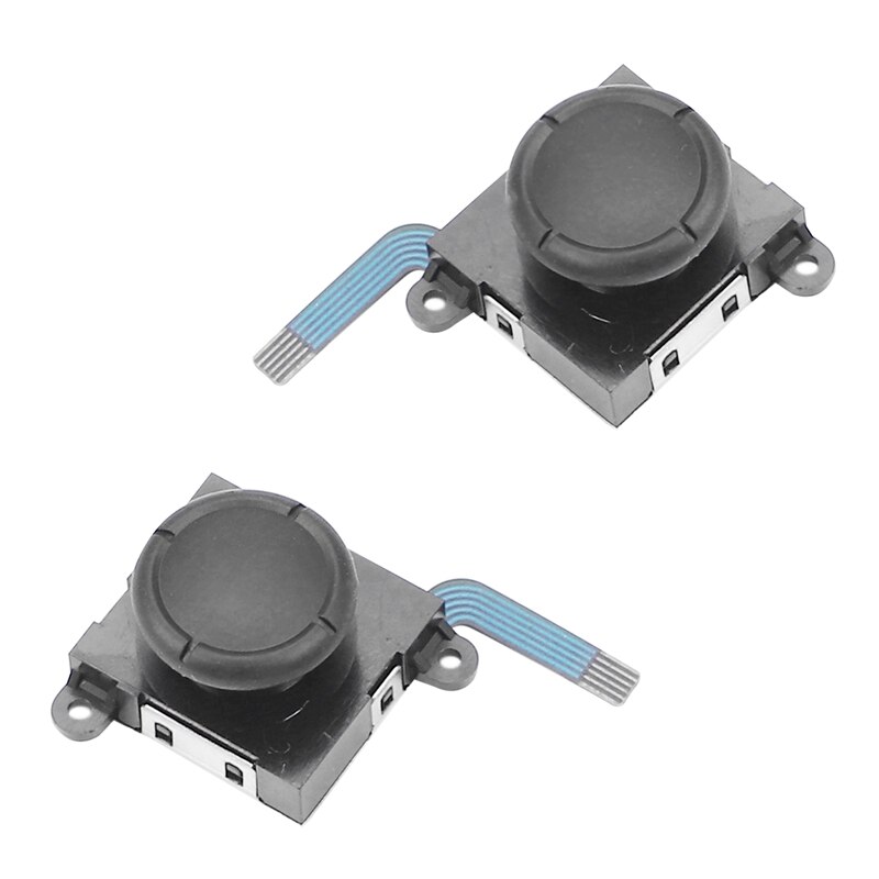 2 Pcs 3D Analog Thumb Joystick Sticks Sensor Joystick Replacement Repair Parts, for Nintendo Switch NS Joy-Con Controller