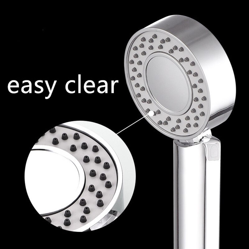 double ways shower head, with 3 functon 2 face water out bathroom general shower led spary bathroom mixer