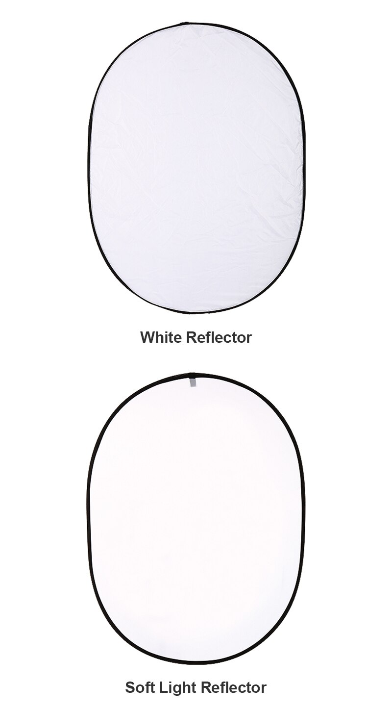 24''x35'' 60x90cm 5 in 1 Multi Disc Photography Studio Photo Oval Collapsible Light Reflector handhold portable photo disc