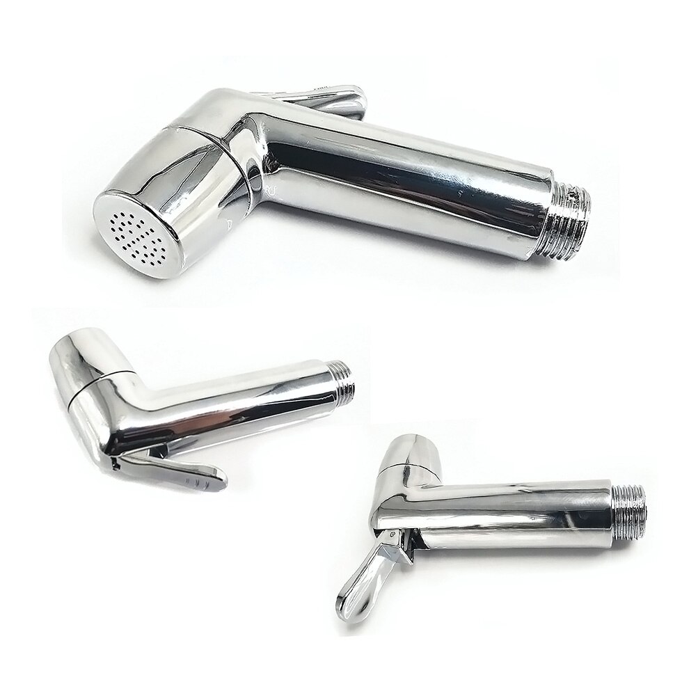 Cabezal de ducha de mano, ducha, inodoro, bidé, chorro de lavado en aerosol, Shattaf con manguera de acero inoxidable de 1,5 metros