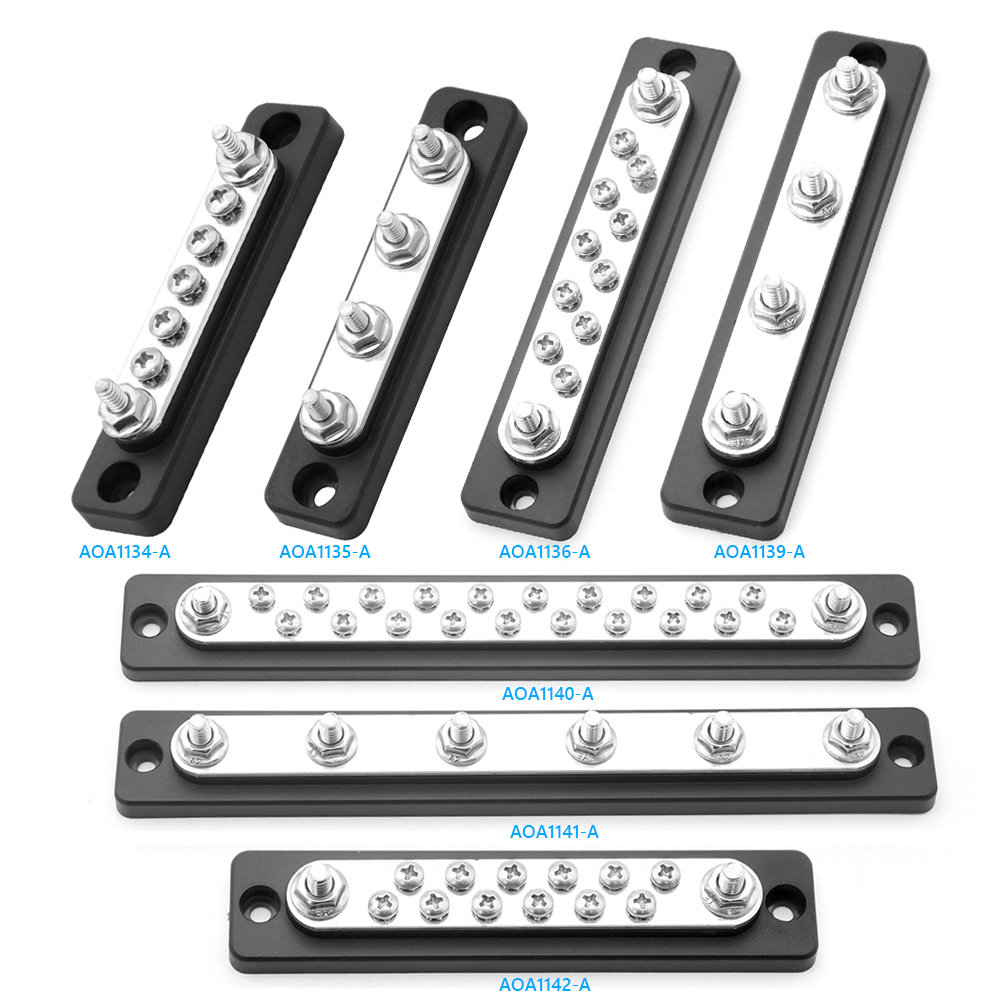 Bus Bar for Truck Boat RV 48V 100 150 Amp Busbar Buss Barwith Clear Transparent Cover