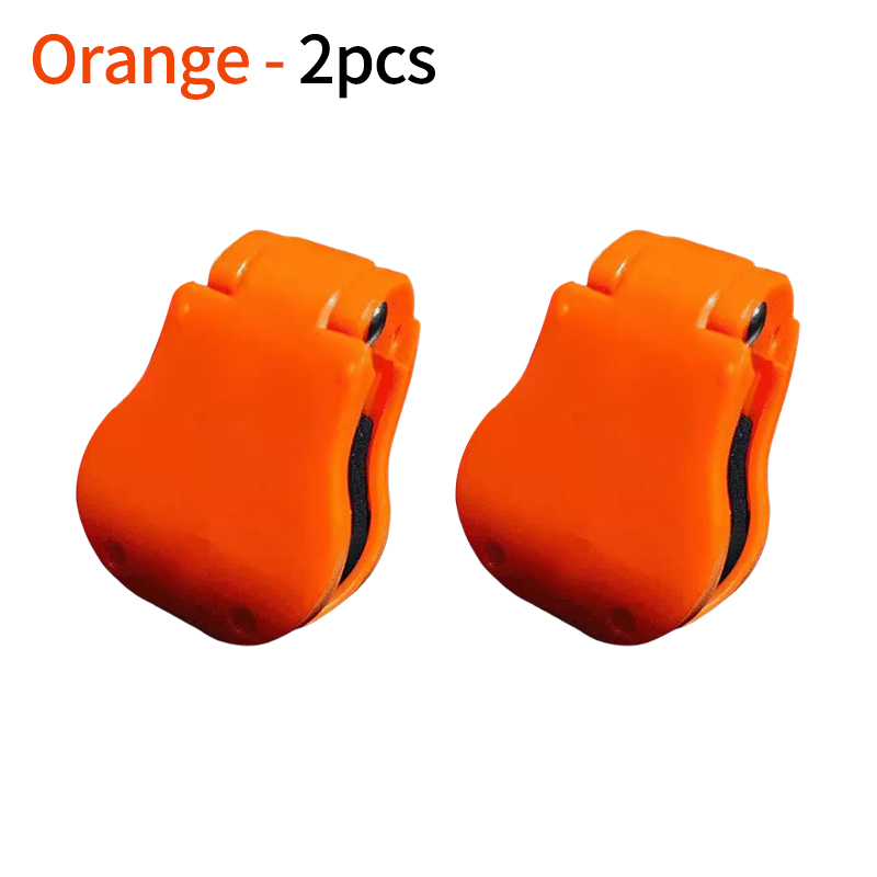 2pcs Fishing Rod Holder Fishing Equipment Anti-Slip Pole Hooks Keeper Quick-Attach Fishing Rod Holder Grip Tackle Organizer: Brown