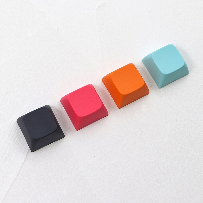 20PCs PBT Blank DIY Keycap Mechanical Keyboard Installation 1U 1X XDA Profile No Print Keycap Set for MX Switches