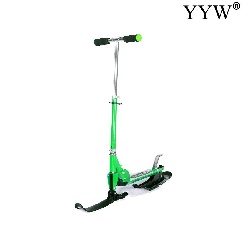 Faltbare Cabrio Roller für Kinder 2 Rad Schnee Und Straße Schiebe Räder für 4-14 Jahr Einstellbare Höhe Licht gewicht Roller: A3