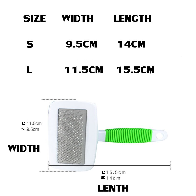 Haar Entfernung Kamm für Hunde Katze Detangler Pelz Trimmen Dematting Deshedding Pinsel Pflege Werkzeug Für verfilzte Lange Haar Lockige Haustier