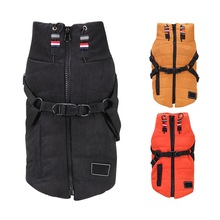 Winter Koud Weer Hond Warm Vest Multifunctionele Harness Kleren Huisdier Outdoor Wandelen Accessoires