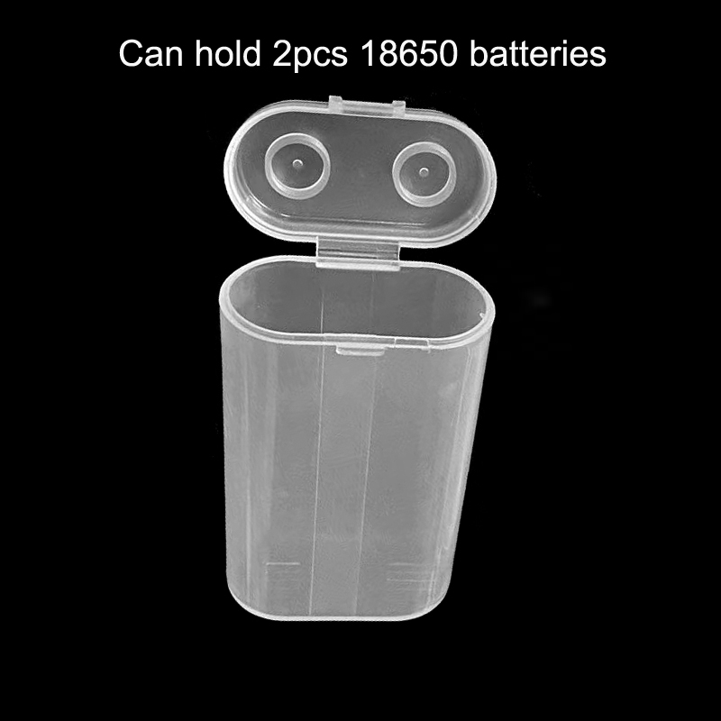 18650 lithium battery storage box rechargeable battery protection box sorting box storage plastic parts box: Navy Blue