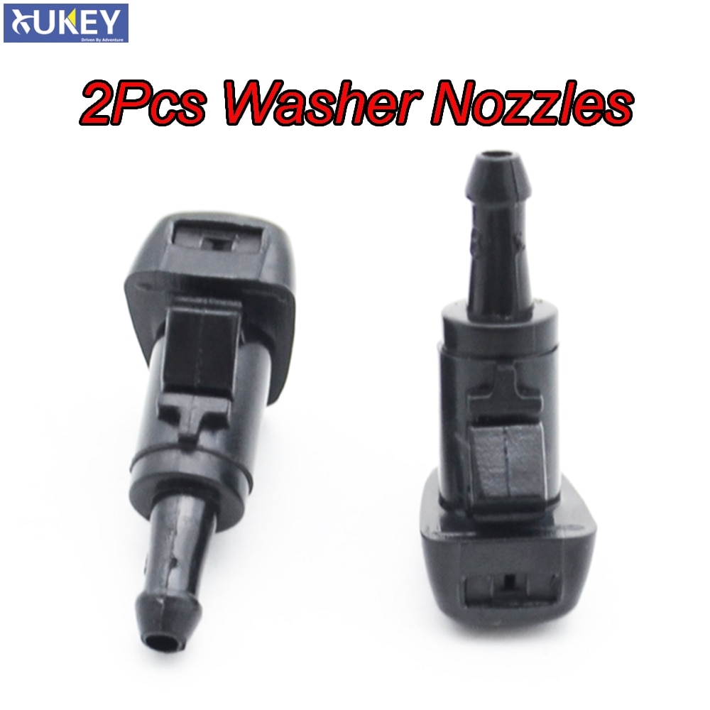 Xukey X2 Voorruit Ruitenwisser Washer Jet Nozzle Nozzles Voor Hyundai Ix35 Tucson Accent Equus Santa Fe Sonata Solaris Ix25