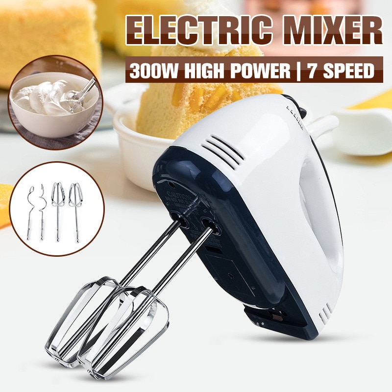 Batidor eléctrico de mano de 7 velocidades, 100W, 220V, batidor para huevos, repostería, batidor de comida portátil para casa, herramienta de horno doméstico para Cocina