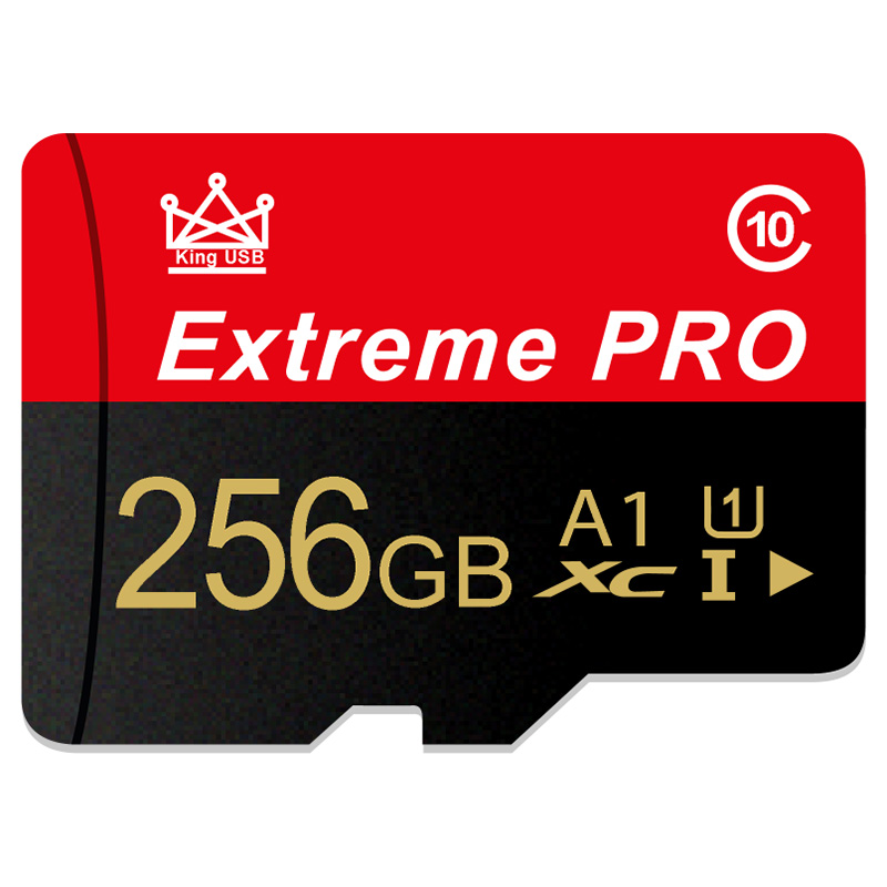 Carte Micro SD haute vitesse 32GB 64GB 128GB carte SDHC/SDXC TF 4GB 8GB 16GB 32GB lecteur flash carte mémoire microsd avec adaptateur SD: 256 Go