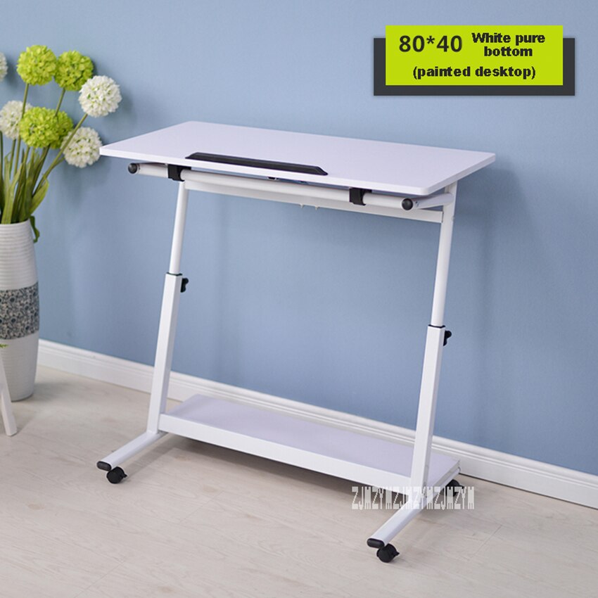 05-X Computer Desk Bed With Mobile Home Desk Simple Tilting Lift Table Mobile Folding Lazy Table Learning Writing Desk