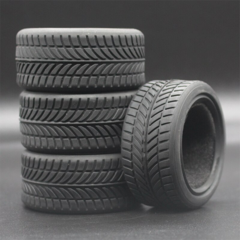 4pcs 1/10 On-Road Car Gomme Morbide 64 MILLIMETRI Ad Alta Aderenza Pneumatico di Gomma Spugna liner Per HSP Tamiya HPI Kyosho 94122 94123 D3 D4 TT02 FW06: 6085