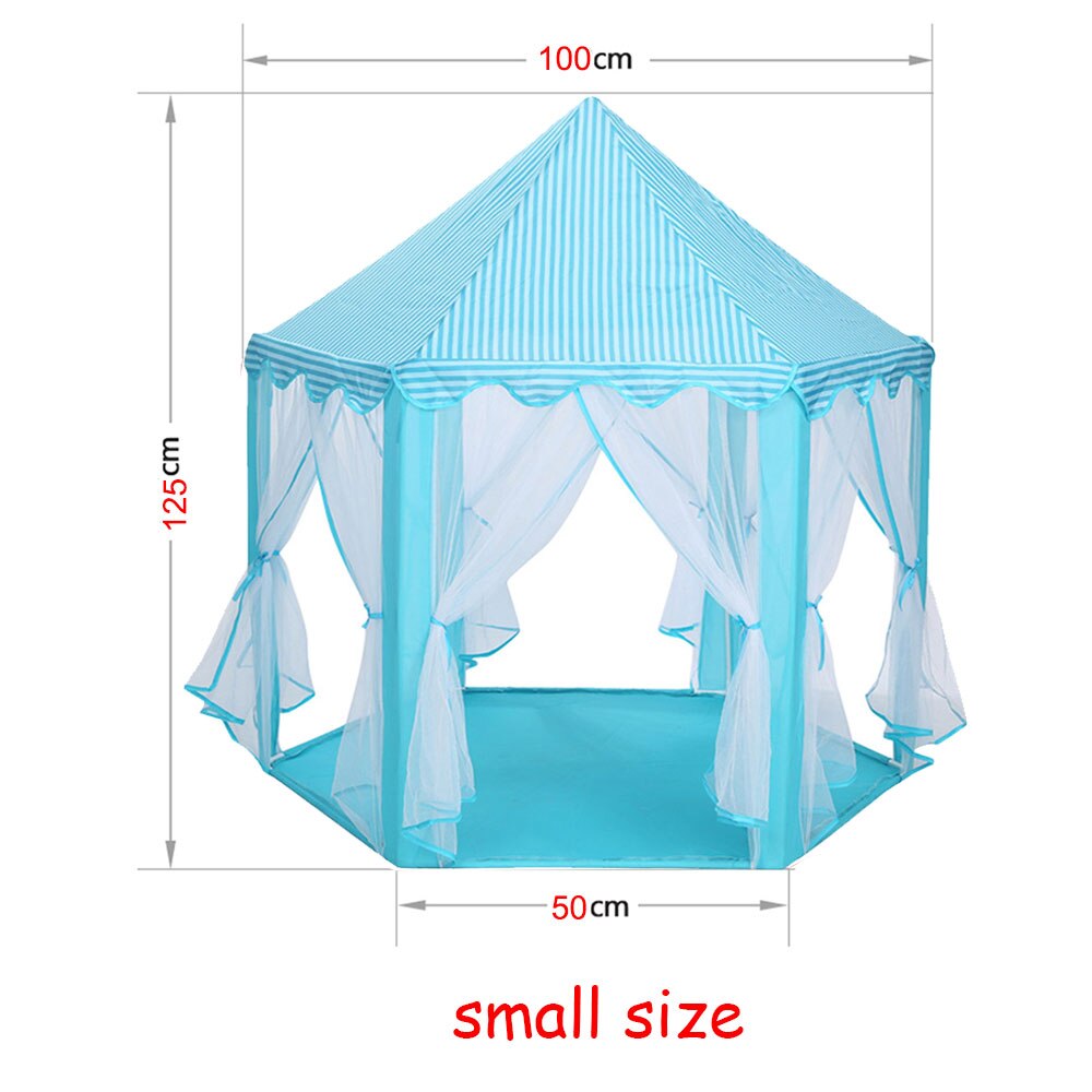 Portatile Princess Castle Gioca Tenda Attività Fata House Fun Playhouse Tenda Della Spiaggia Bambino che gioca Giocattolo Regalo Per I Bambini: WJ3003BS