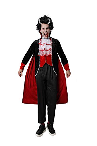 Disfraz de Vampiro para Adulto Talla Unica Halloween, despedidas, teatro, baile
