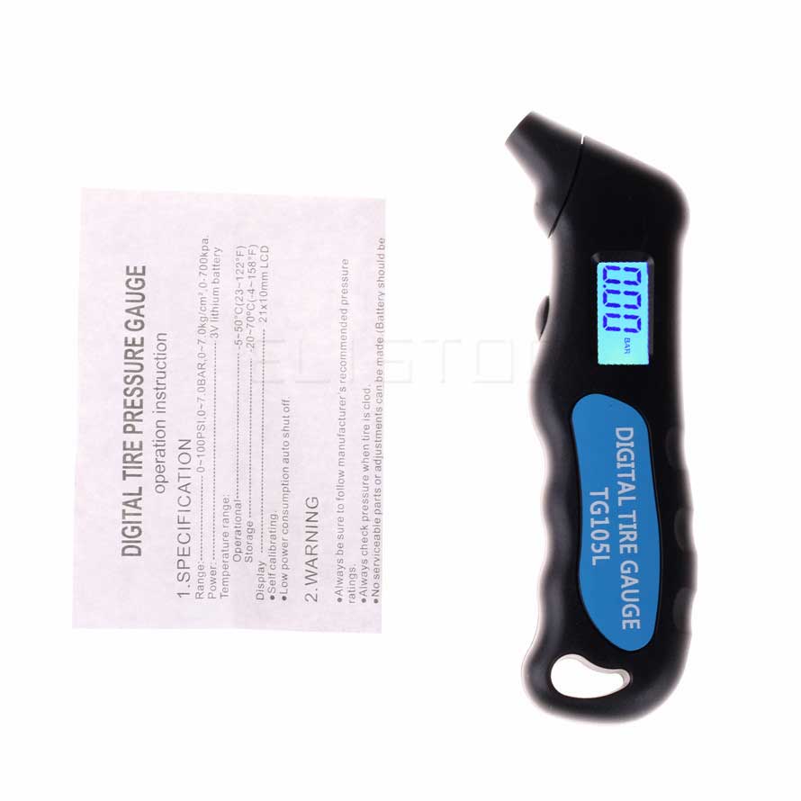 Car tire pressure tester TG105 LCD Digital Tyre Ai... – Grandado