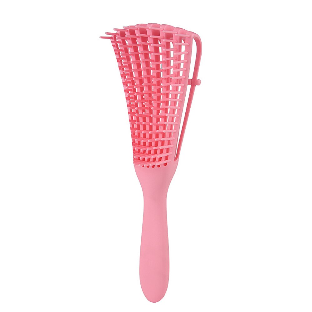 Peine de masaje para el cabello, cerdas de cuero cabelludo y cepillo de pelo de nailon, cepillo de pelo rizado húmedo para salón, utensilios para el baño: 02