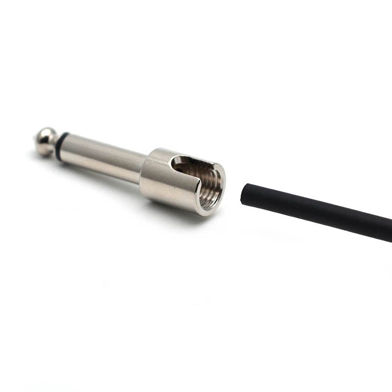 Allmusic Diy Gitaar Soldeer-Gratis Pedaal Patch Kabel Board Koperen Kabel Kit Set 10ft 10 Zeestraat Audio Solderless 6.35 mono Stekkers