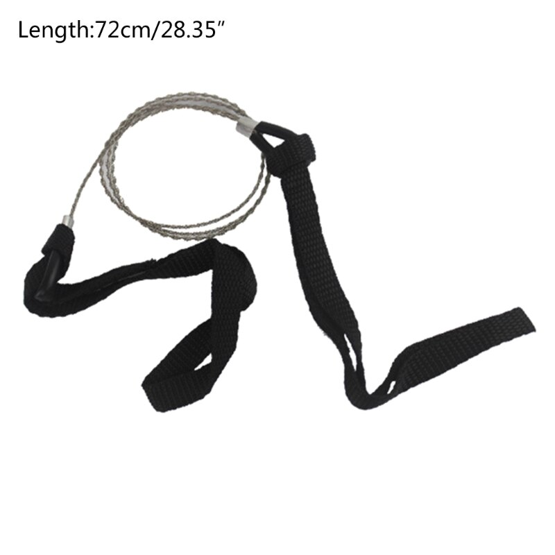 Practcial String Saw 28"/ 72cm Camping Saw/Hand Chainsaw/Manual Chainsaw Outdoor Camping Wood Cutting