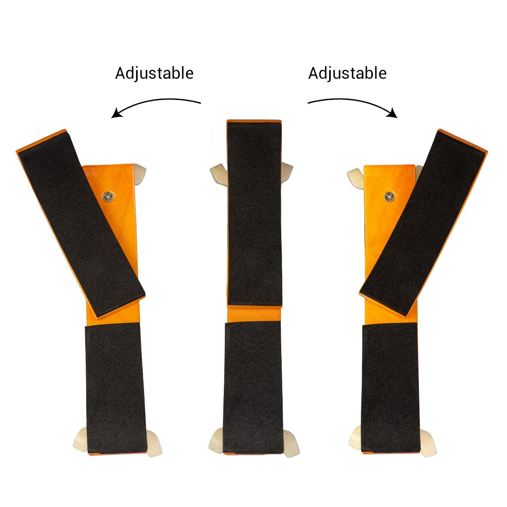 Violin Shoulder Rest Collapsible&amp; Height Adjustable Feet High Strength Sponge Wood Violin Shoulder Rest For 4/4-3/4 Violin