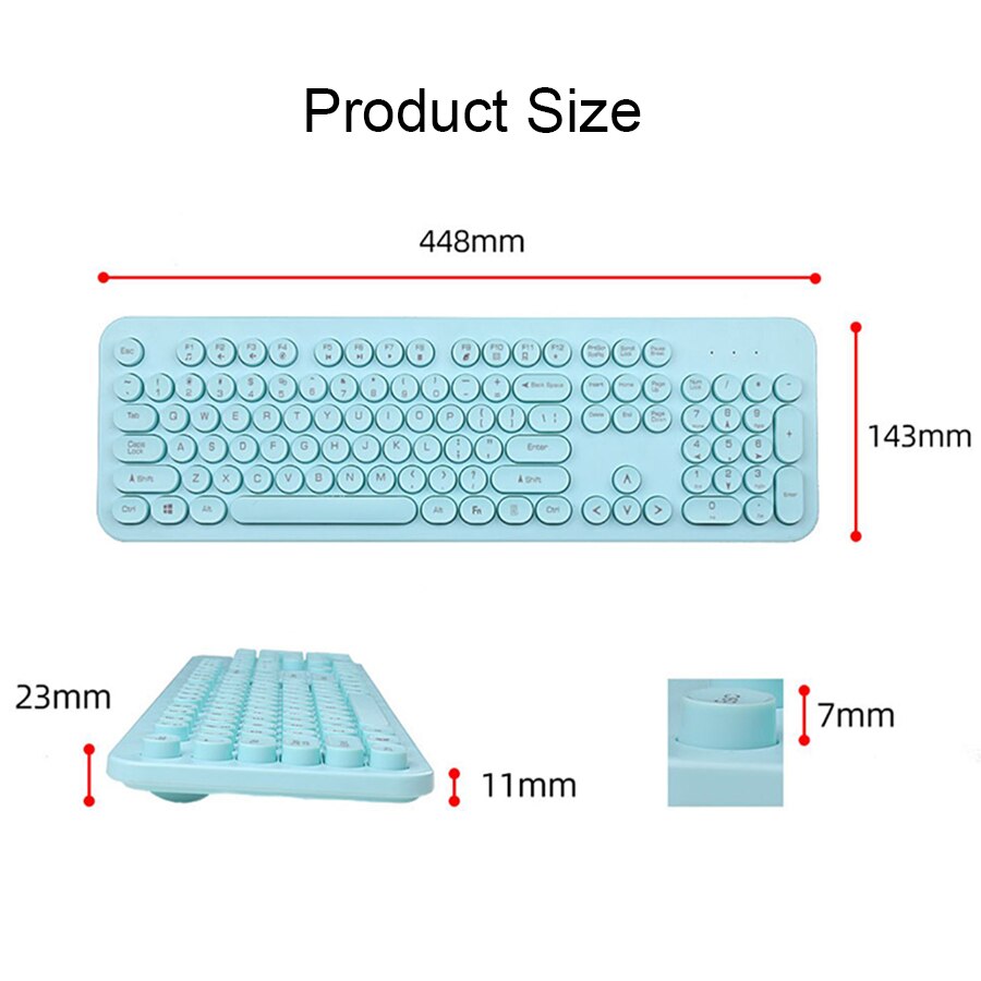 Wireless Gaming Keyboard Mouse Set 2.4G Wireless Mouse Keyboard Combo For Laptop Computer Xiaomi PC Gamer Slient Keypad Mice
