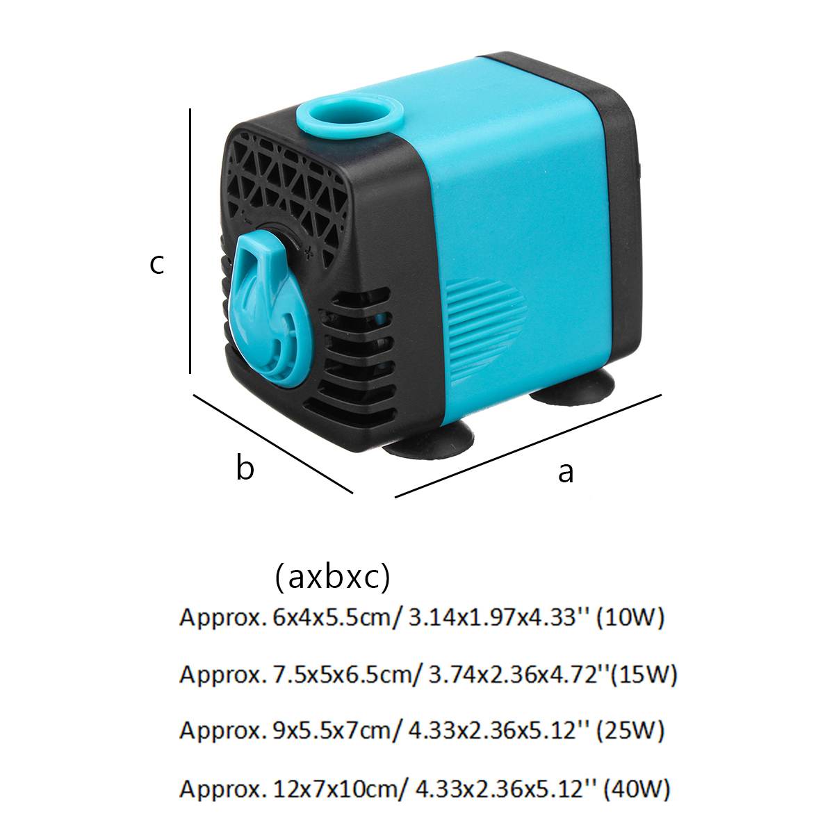 10/15/25/40/55W Multifunctional Aquarium Water Pumps Tank Pond Pool Fountains Pump Waterproof Submersible Fish Pond Water Pump
