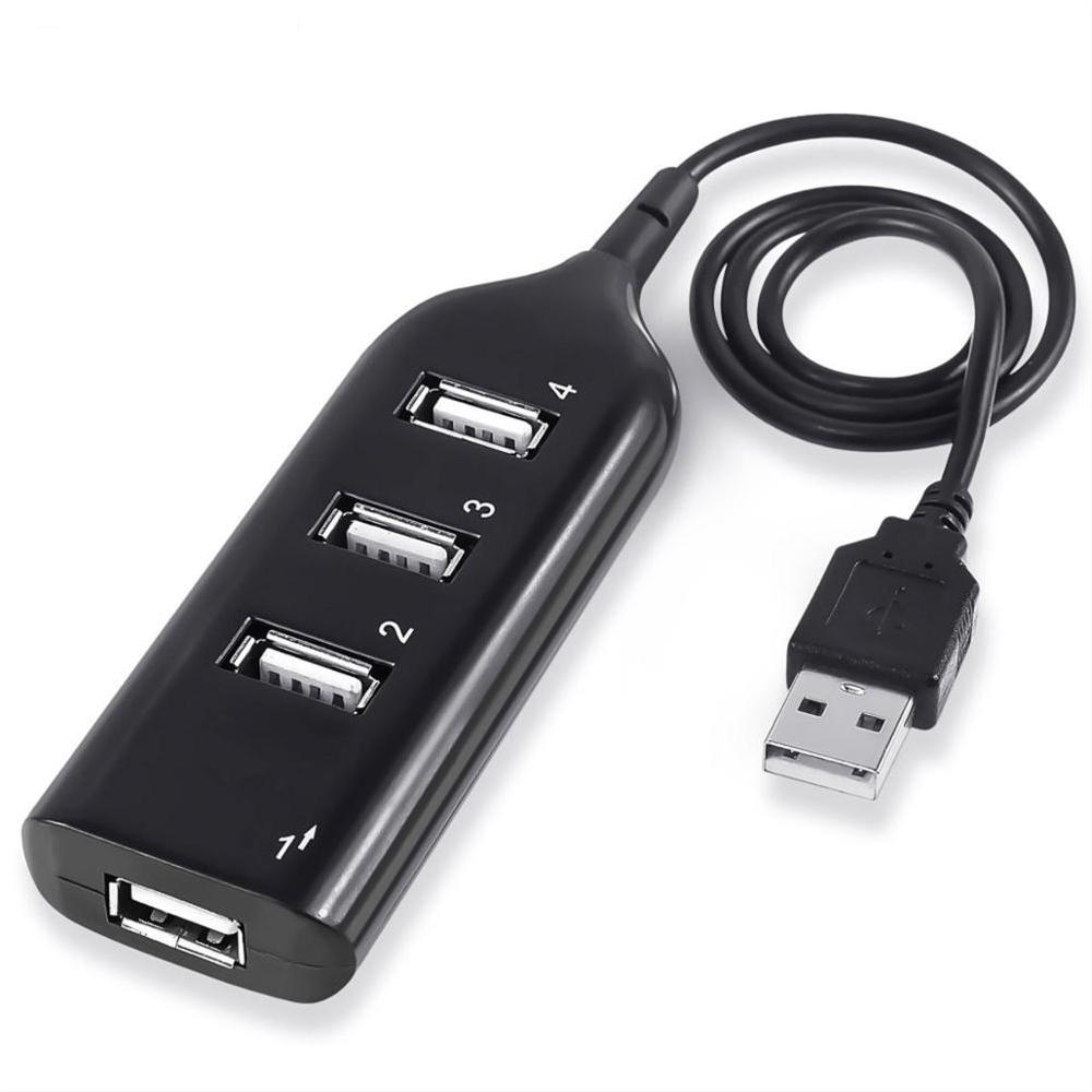 Multi USB Hub 2.0 High Speed Hub Adapter Mini USB 2.0 4 Ports Splitter For PC Laptop Notebook Computer Peripherals Accessories