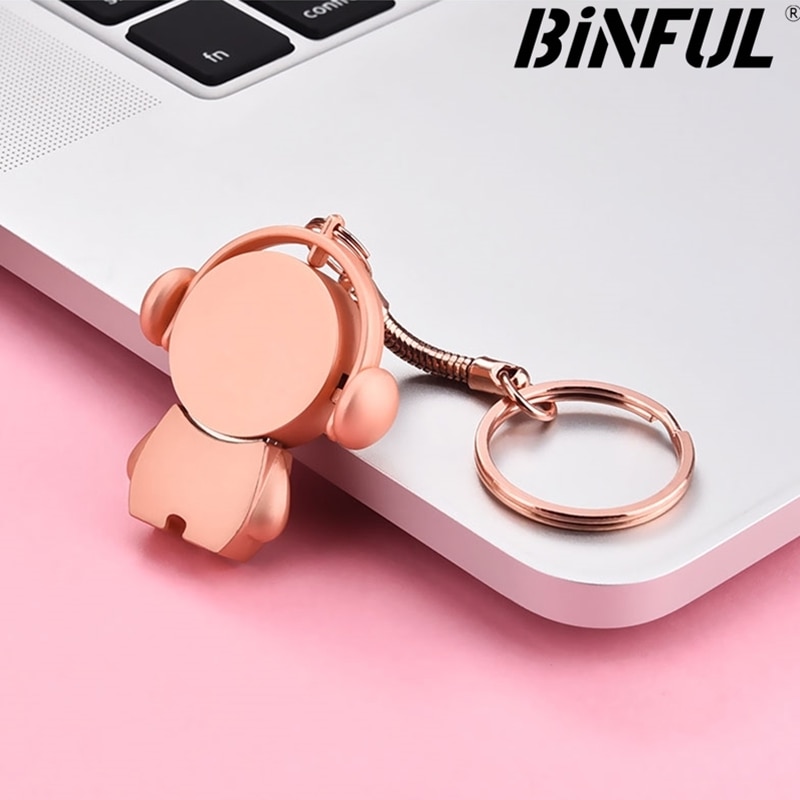 Metalowe BiNFUL pamięć USB 512GB 256GB 4GB 8GB 16GB Pendrive 32G 64G 128G Pen Drive napęd USB ludzi muzyki pamięci dysku U kij