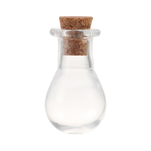 Mini frasco de vidro transparente, 50 peças amostra vazia garrafa dos desejos frascos de armazenamento vazio diy pingentes rolha decoração de casa rolha: Style 04