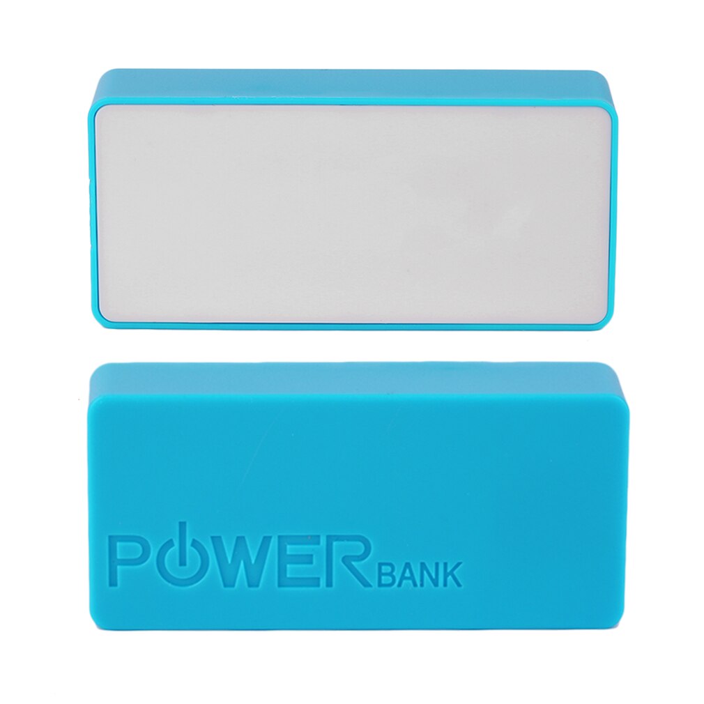 5 farben 5600mAh USB Ladung Tragbare Externe Sicherung-Batterie Ladegerät 2*18650 Batterie Energie Bank fallen Bausatz Für handys