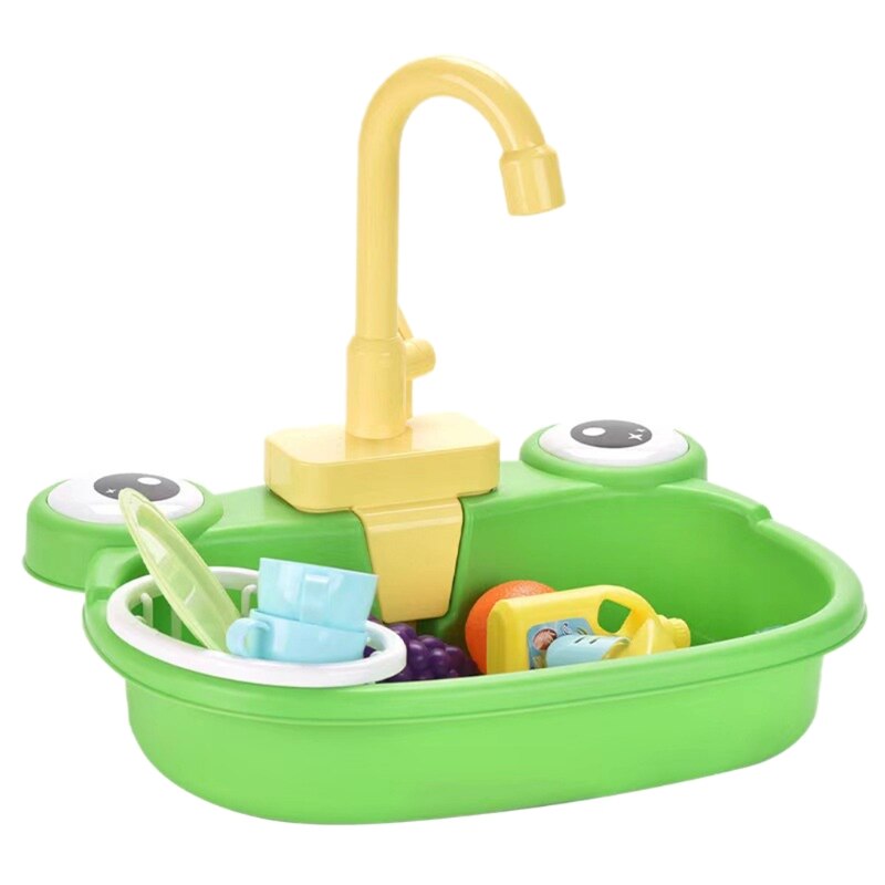 Vasca da bagno per uccelli con rubinetto divertente automatico animale domestico pappagalli piscina doccia strumenti di pulizia: verde