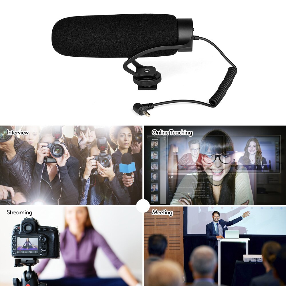 YELANGU MIC08 Oncamera Condenser Microphone Video... Grandado