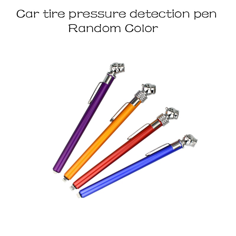 1 st Draagbare Bandenspanning Test Gauge Pen Voertuig Auto Motorfiets Band Test Meter Pen PSI Diagnostic Tool