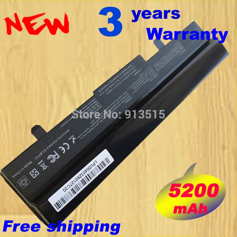 Batterij voor Asus Eee PC 1001 P 1001PXD 1005 1005 H 1005HA 1005HAB 1101HA 1101HGO