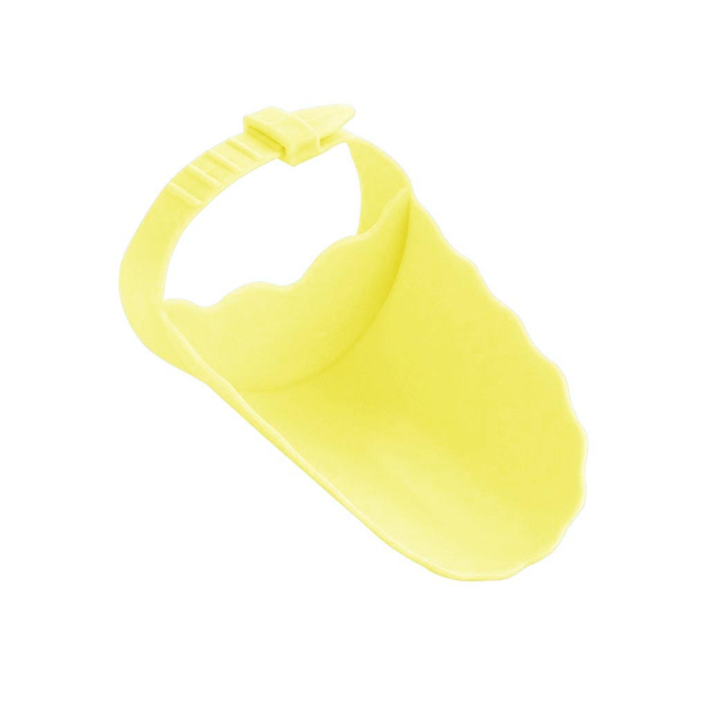 Faucet Extender Sink Handle Extension Toddler Kid Bathroom Children Hand Wash Children's Guide sink Faucet extension Access#p2: Yellow