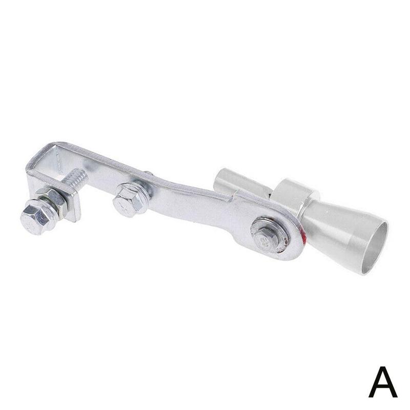 Universal Car Turbo Sound Whistle Muffler Exhaust Pipe Simulator Whistler For Vehicles Modified Turbo Whistle Tail Throat: Silver-S